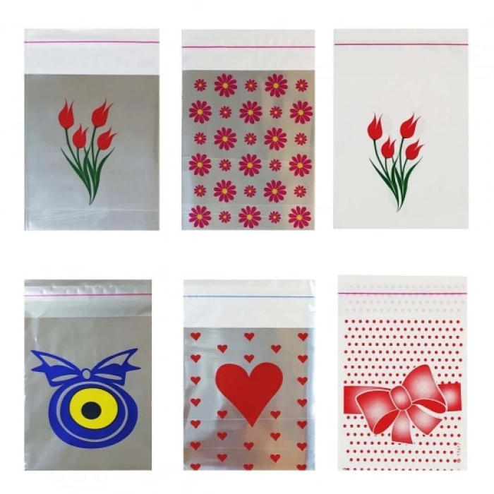 BANTLI METALİZE VE BEYAZ HEDİYE POŞETLERİ (11X17) 100 ADET