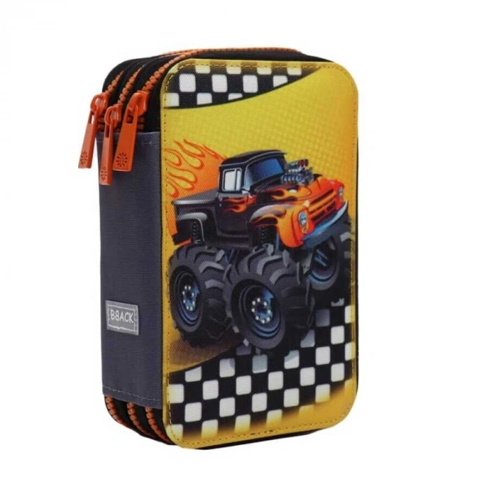 Bback 3 Katlı Kalem Çantası / Kalemlik / Kalem Kutusu Offroad Jeep