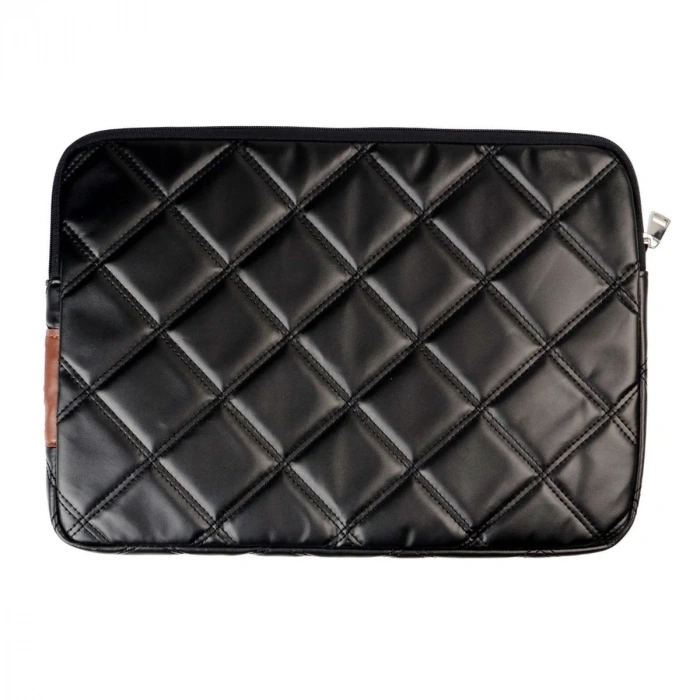 BBack Laptop Çantası Kapitone Siyah 25x36cm