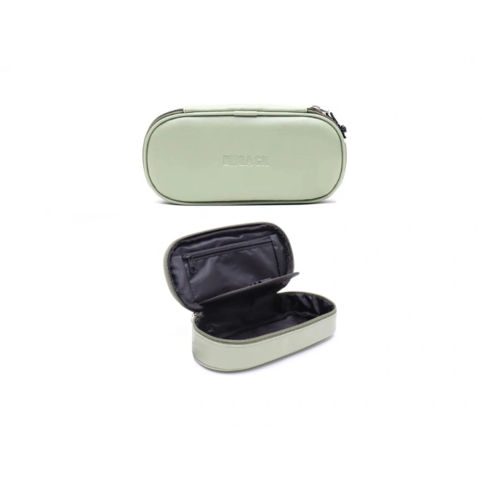 Bback Oval Deri Kalemlik / Kalem Kutusu PASTEL MİNT YEŞİLİ