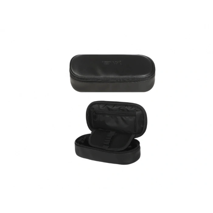 Bback Oval Deri Kalemlik / Kalem Kutusu SİYAH