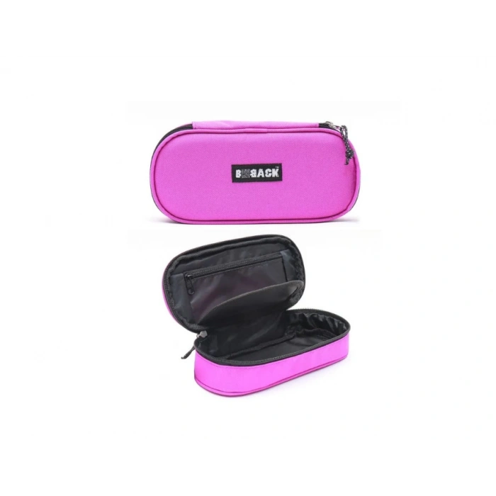 Bback Oval Kumaş Kalemlik / Kalem Kutusu FUŞYA