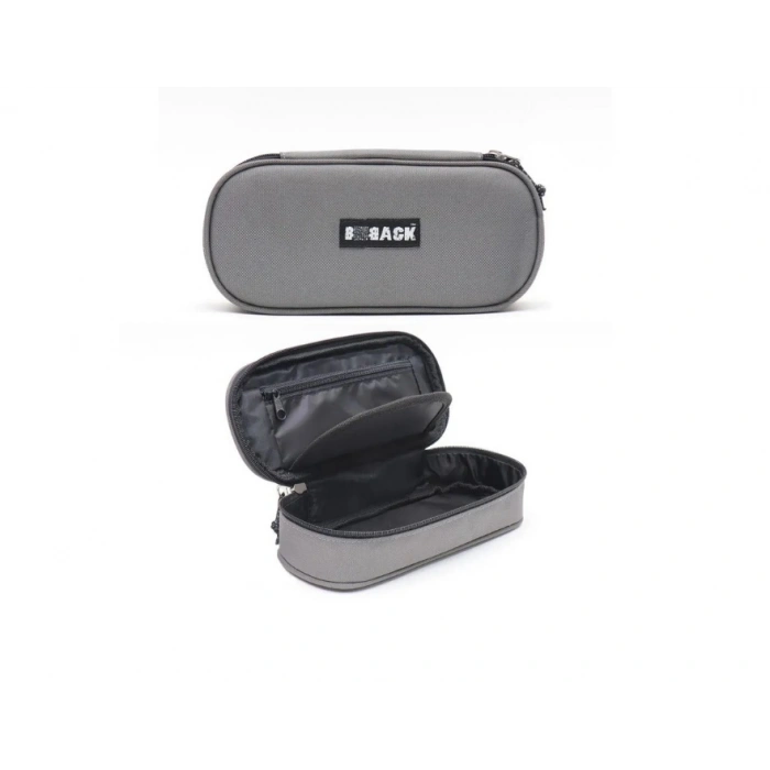 Bback Oval Kumaş Kalemlik / Kalem Kutusu GRİ