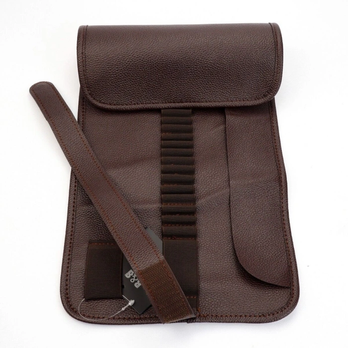 BBack Sanatsal Rulo Kalemlik Deri 36lı Koyu Kahverengi