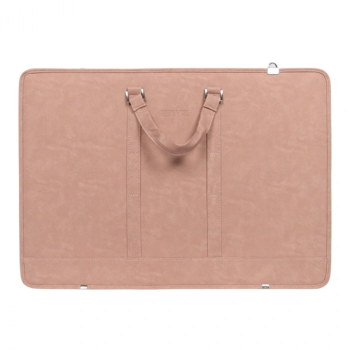 BBack Suni Deri Proje Çantası 40x55cm Pembe