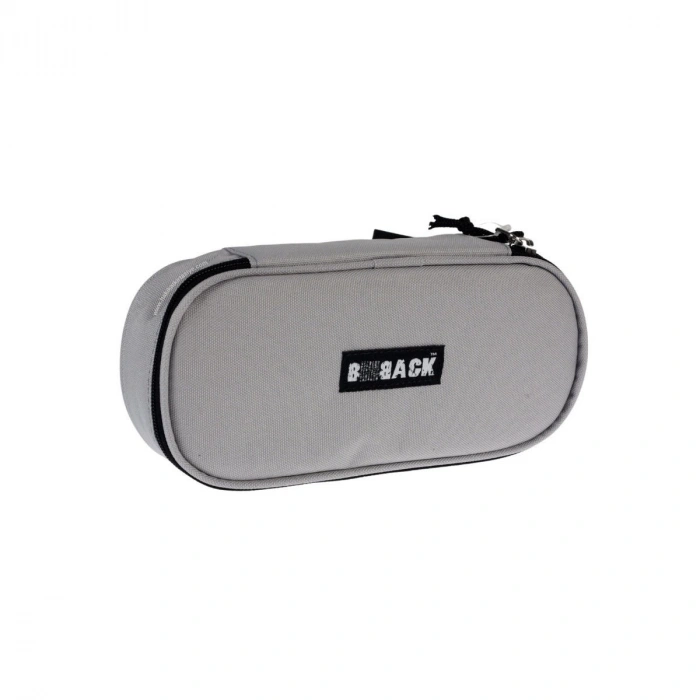 BBack Tek Bölmeli Fonksiyonel Kalem Çantası Kumaş Açık Gri