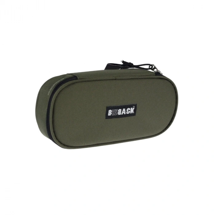 BBack Tek Bölmeli Fonksiyonel Kalem Çantası Kumaş Haki