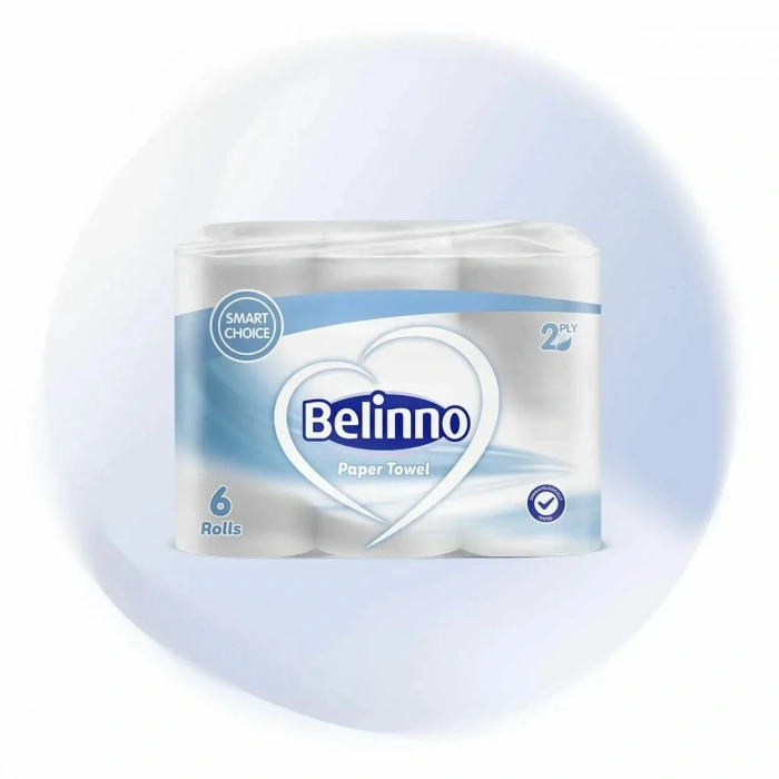 Belinno Prof Rulo Havlu 6 Lı x 4 Pk. ( 24 Rulo )