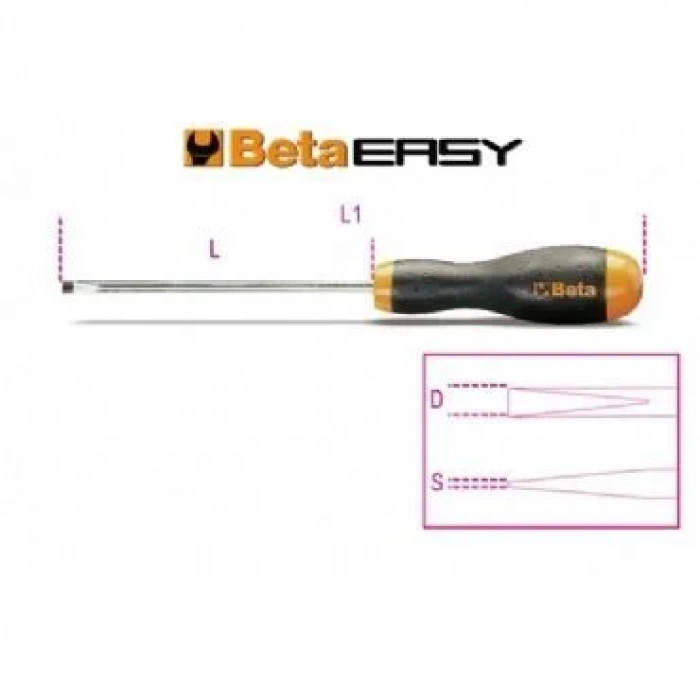 Beta Düz Tornavida 1201E 3X100