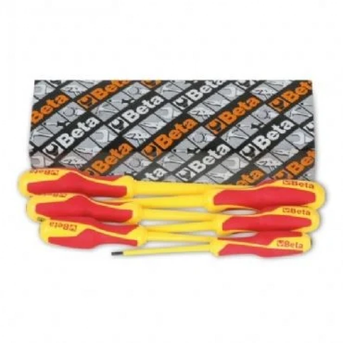 Beta İzoleli Düz Tornavida Takımı 1274MQ/S6