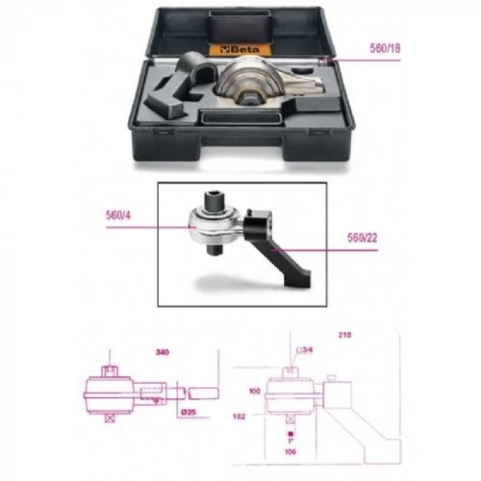 Beta Tork Artırıcı Takımı 4 Parça 560/C4+