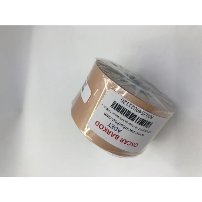 BEYAZ TEKSTİL RESİN RİBON 40 X 300 METRE