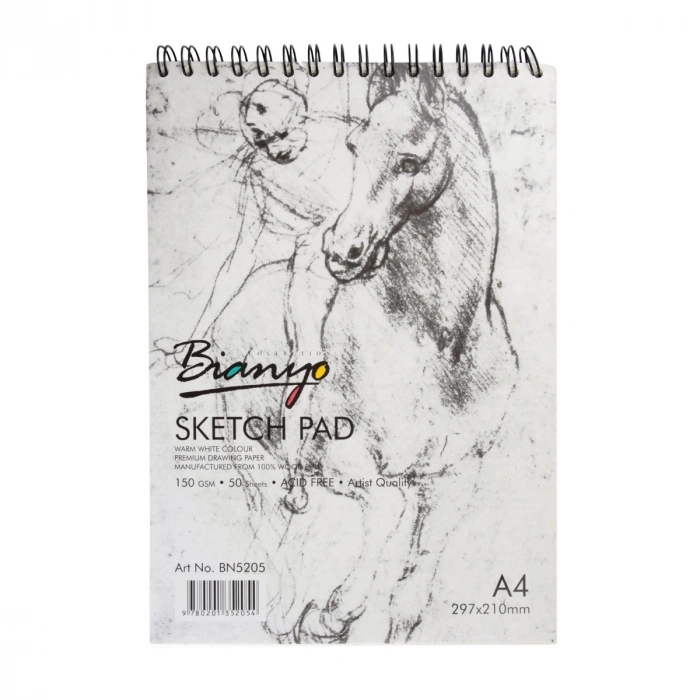 Bianyo Eskiz Defteri A4 150gr 50yp Spiralli