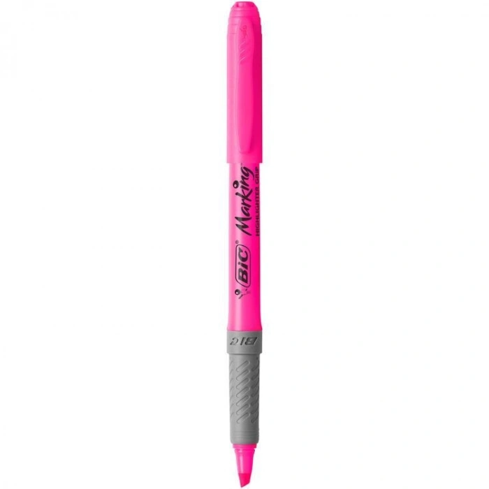 Bic Marking Highlighter Grip Fosforlu Kalem Pembe