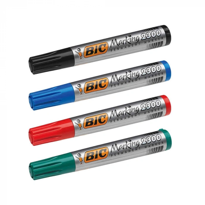 Bic Permanent Markör Kesik Uç 4lü 2300