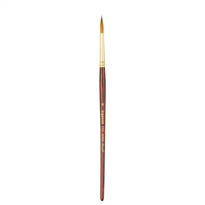 Bigpoint 110 Serisi Samur Kolinsky Yuvarlak Fırça No: 8