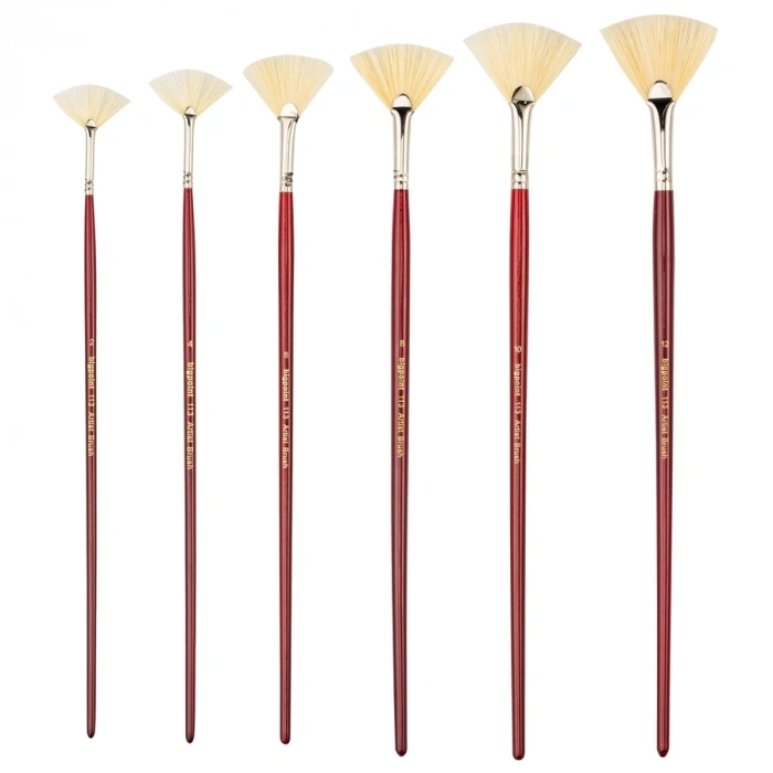 Bigpoint 113 Serisi Doğal Kıl Yelpaze Fırça No: 10