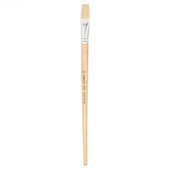 Bigpoint 258F Serisi Doğal Kıl Düz Kesik Fırça No: 22