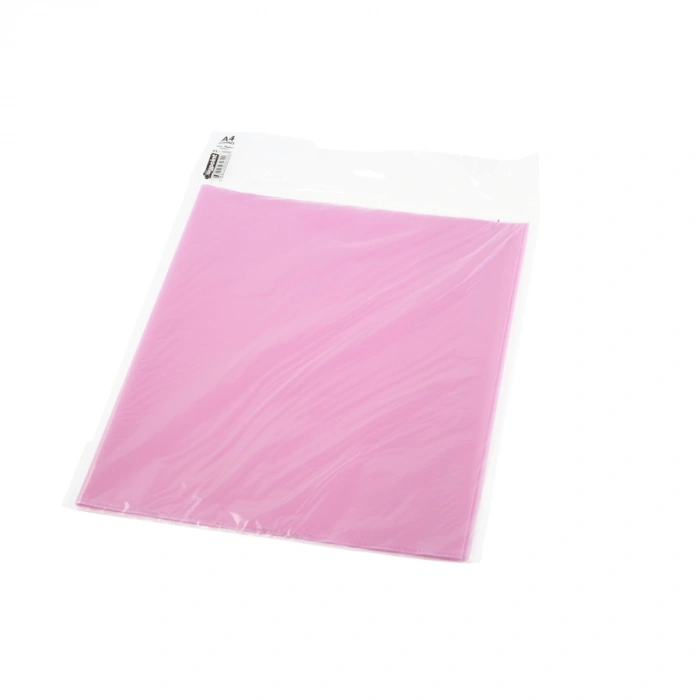 Bigpoint A4 Hazır Defter Kabı 5li Paket Şeffaf Kırmızı