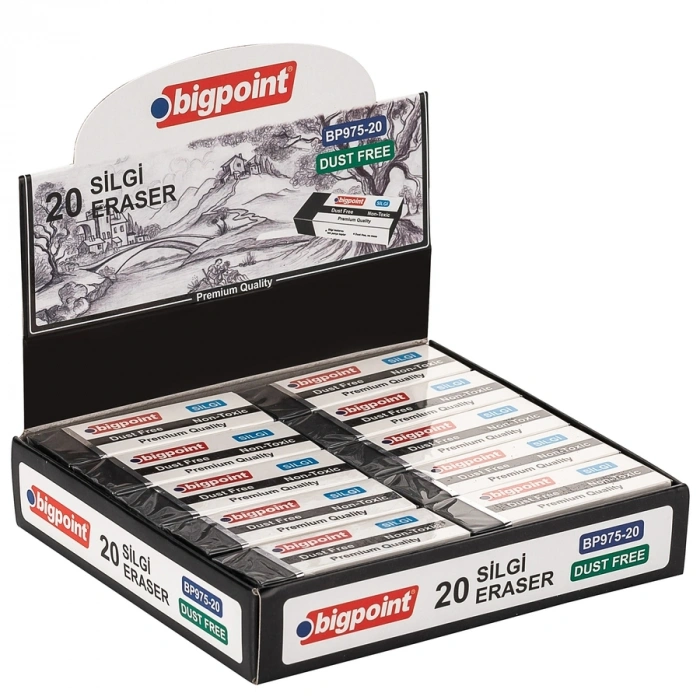 Bigpoint Dust-Free Silgi Siyah - Büyük Boy