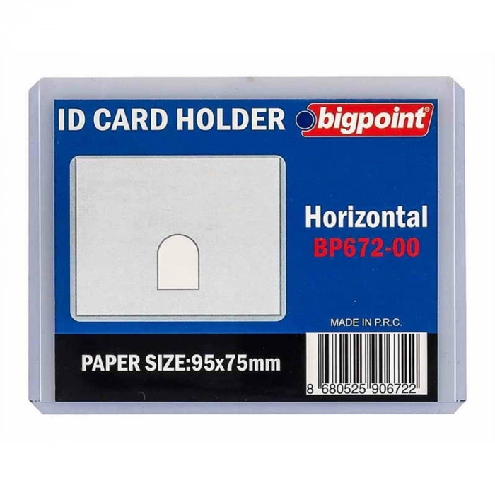 Bigpoint Kart Kabı Şeffaf 95x75mm