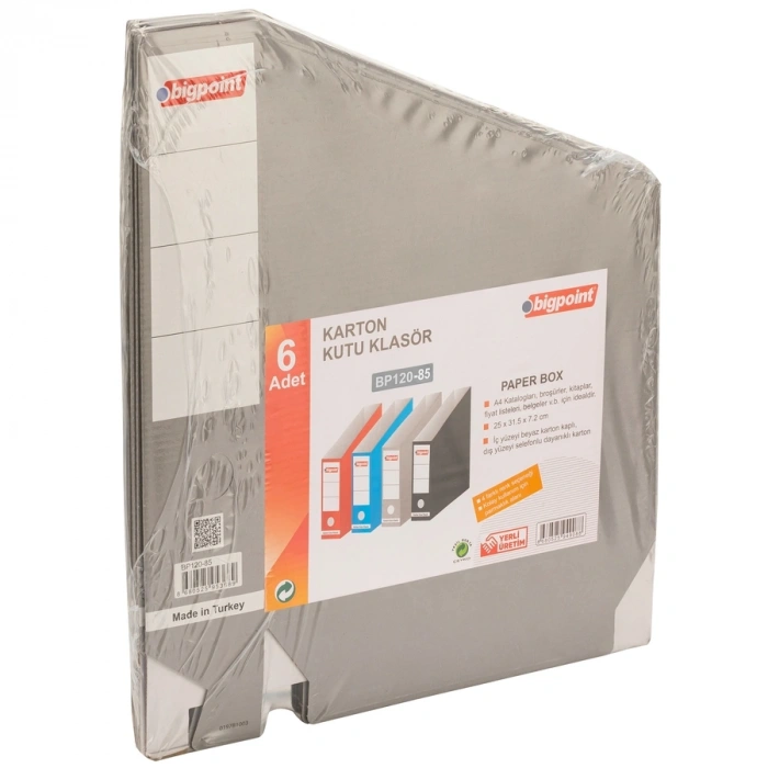 Bigpoint Karton Kutu Klasör Gri