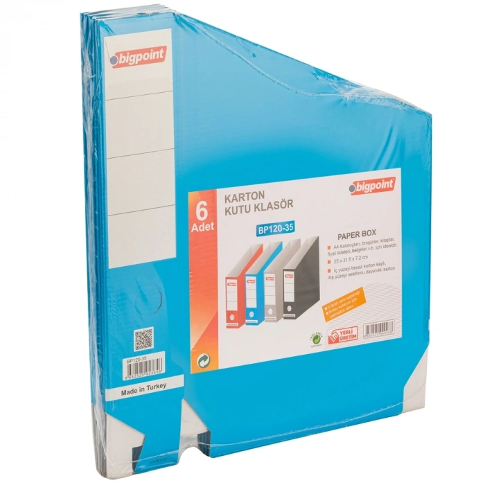 Bigpoint Karton Kutu Klasör Mavi
