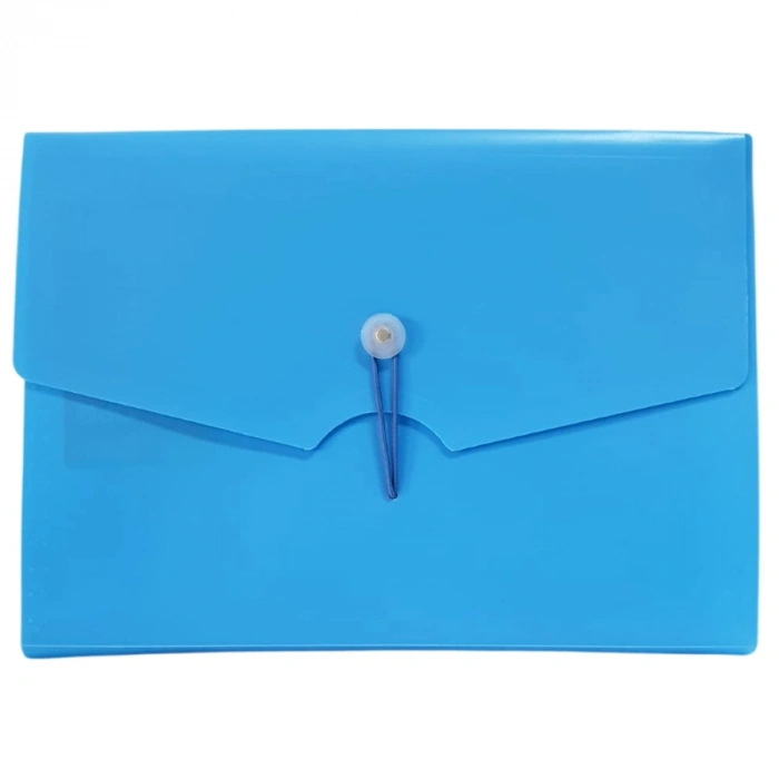 Bigpoint Körüklü Dosya 13 Cepli Lastikli A4 Mavi