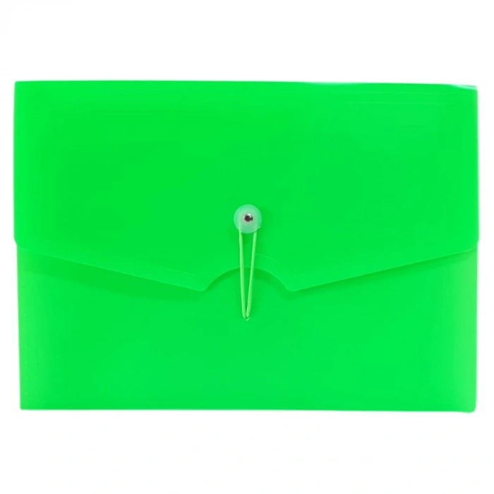 Bigpoint Körüklü Dosya 13 Cepli Lastikli A4 Yeşil