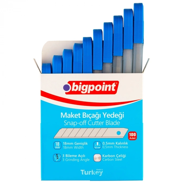 Bigpoint Maket Bıçağı Yedeği Geniş (18mm)