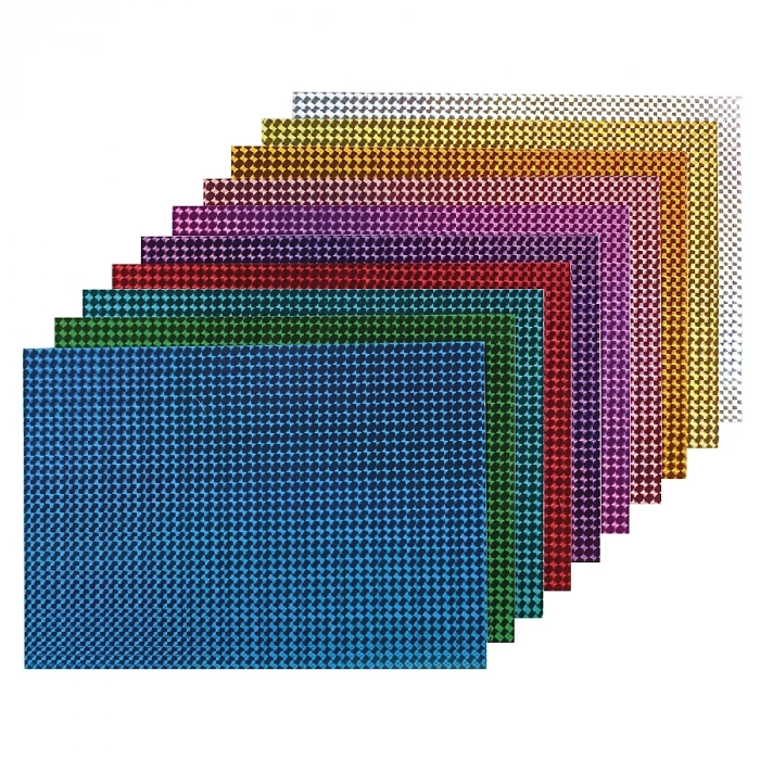 Bigpoint Metalik Renkli Karton 50x70cm Kırmızı 10lu Poşet