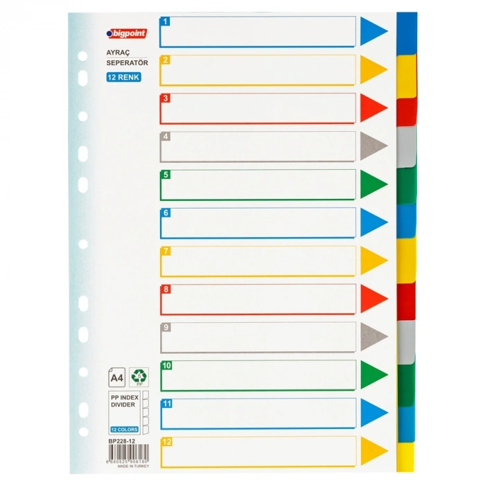 Bigpoint PP Seperatör 12 Renkli