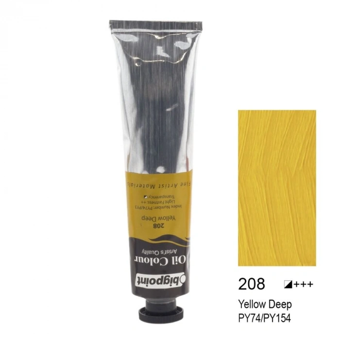 Bigpoint Yağlı Boya 200 ml. 208 Yellow Deep