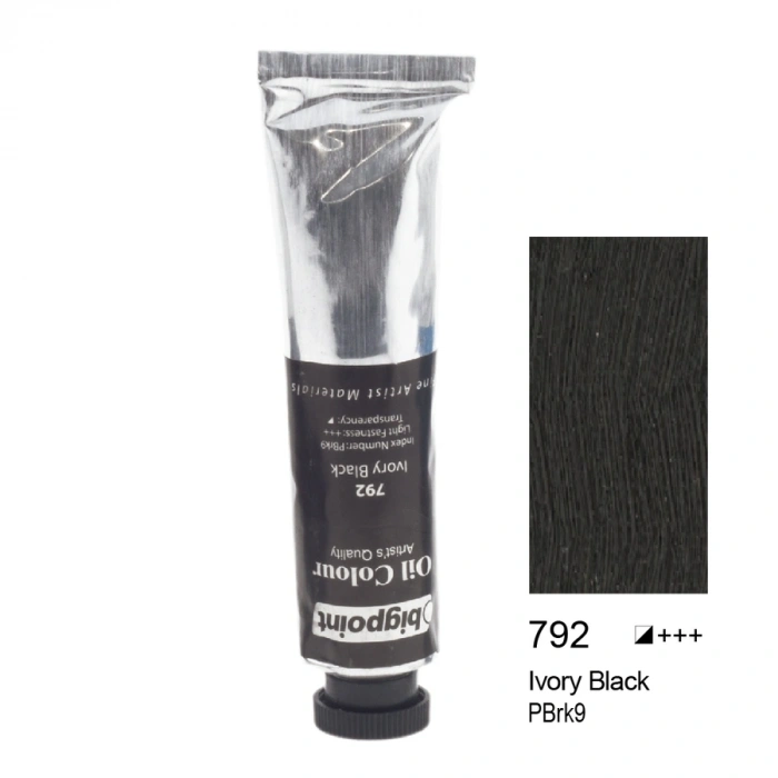 Bigpoint Yağlı Boya 45 ml Ivory Black 792