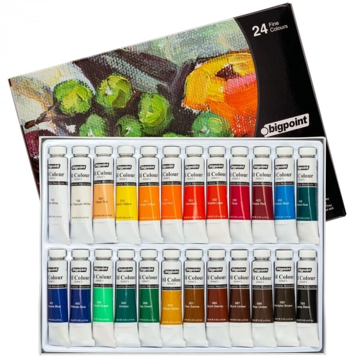 Bigpoint Yağlı Boya Seti 24 Renk x 12 ml.