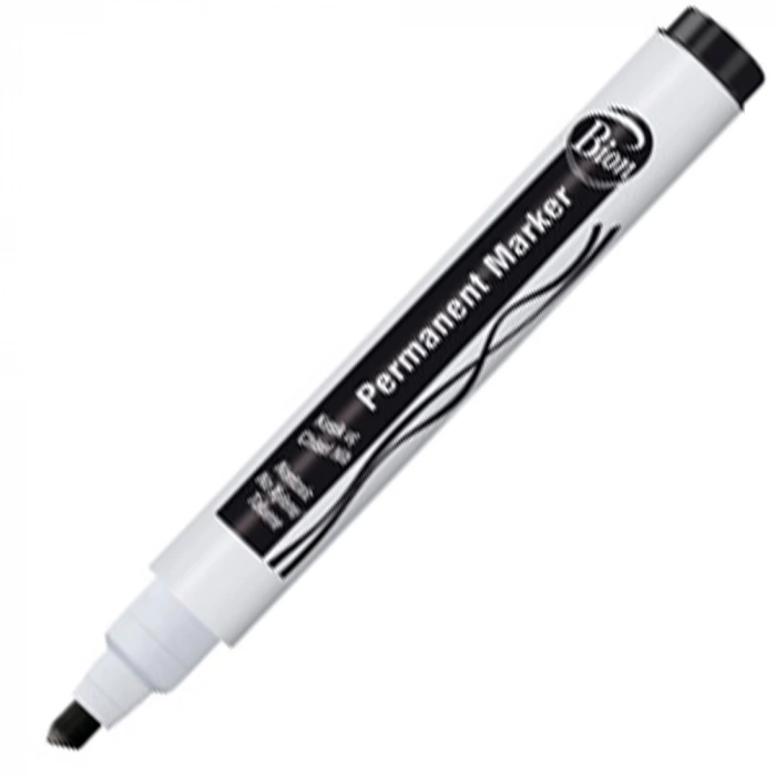 Bion Markör Permanent Kesik Uç Siyah 9177