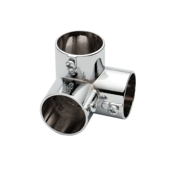 Boru Flanşı 3 Lü Vidalı Ø25 Krom