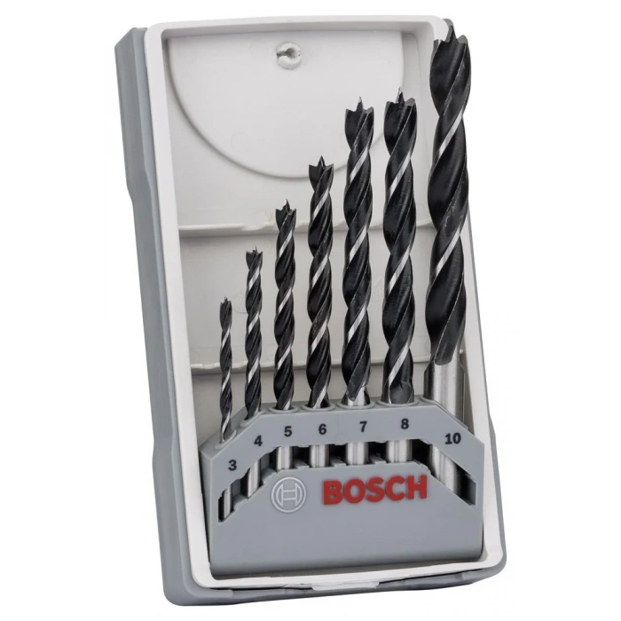 Bosch Ahşap Matkap Ucu Silindir Şaft Set (7 Parça) - 2607017034