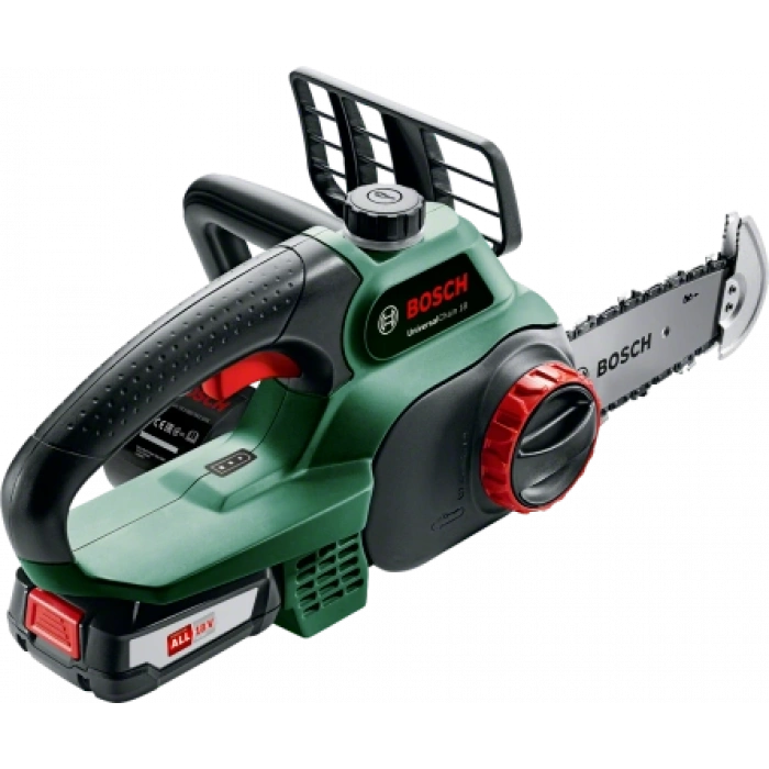 Bosch Akülü Ağaç Kesme Makinesi Zincirli UniversalChain 18 (1 x 2,5 Ah Akü)