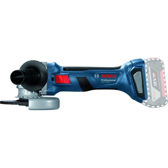 Bosch Akülü Avuç Taşlama Makinesi GWS 180-LI (Aküsüz) (115 mm) - 06019h9022