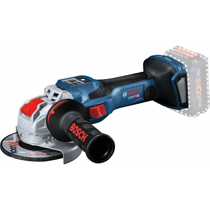 Bosch Akülü Avuç Taşlama Makinesi X-Lock GWX 18V-15 SC (Aküsüz) (125 mm) - 06019H6500