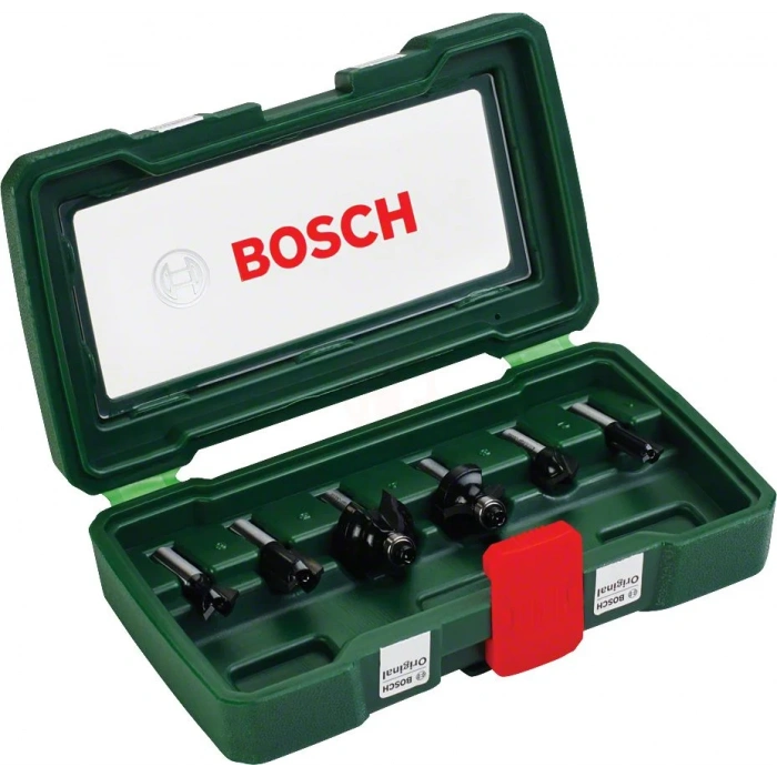 Bosch Freze Ucu Set 8 mm Şaft (6 Parça) - 2607019463
