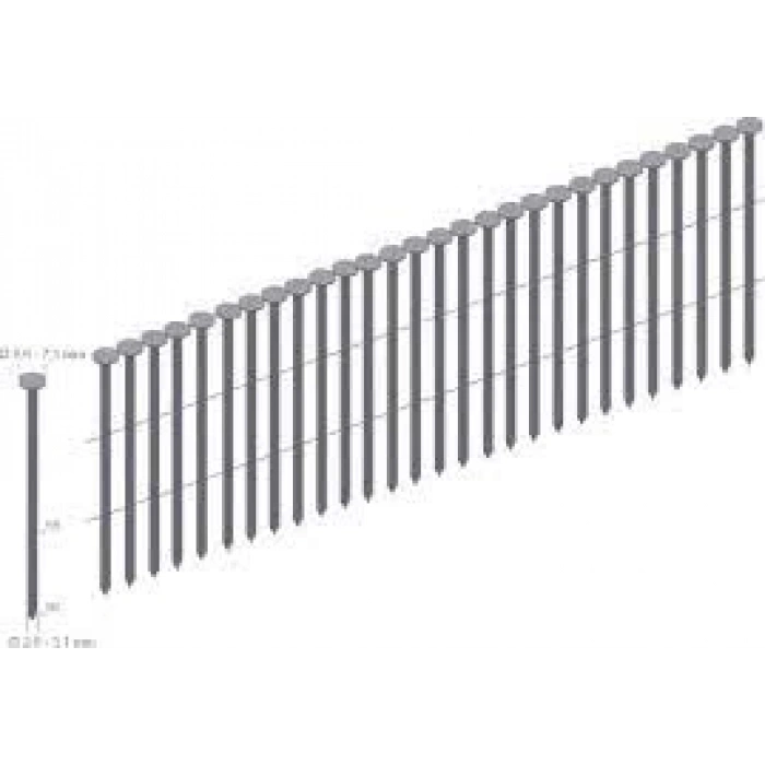 Bosch Gsk 18 V-Li İçin Galvaniz Başsız Çivi 50 Mm 2000 - 2608200531