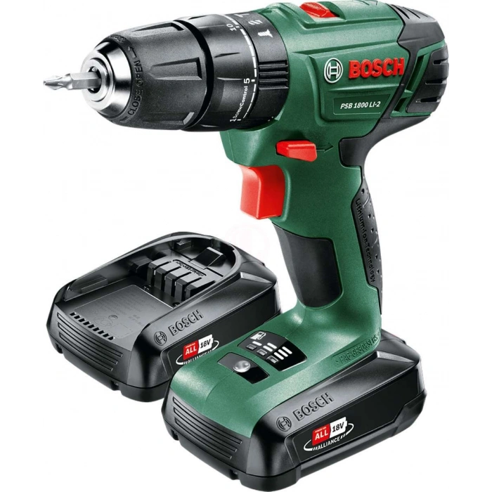 Bosch PSB 1800 LI-2 Akülü Vidalama Makinesi (2x1,5 Ah Akü) - 06039A330L