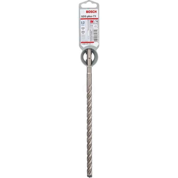 Bosch SDS Plus-7X Kırıcı Delici Uç 12,0x265 mm (1 Adet) - 2608576151