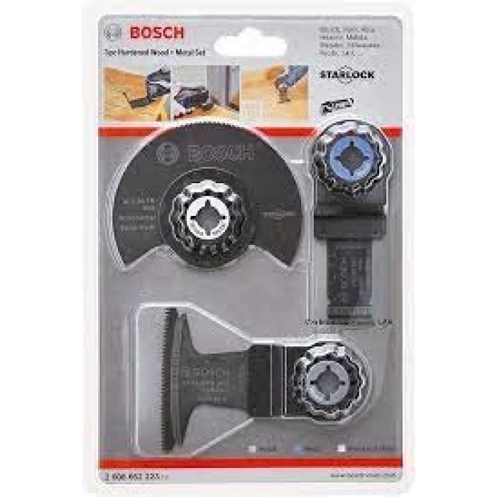Bosch Starlock Aksesuarı / Starlock Testere BFW Seti (3 Parça) - 2608662343