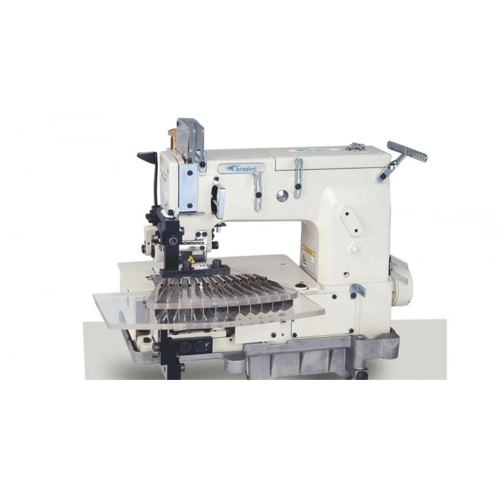 Broderi BD-1412PTV12 İğne Nervür Dikiş Makinası 1/4 - 3/16