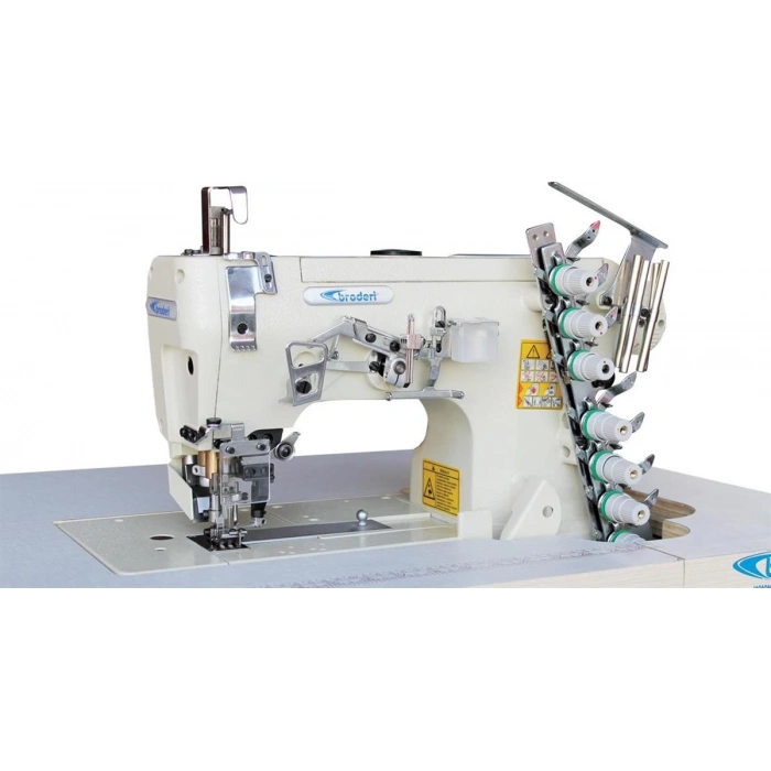 Broderi BD-8842/G Giyotinli Cep Karşılığı Zincir Dikiş Makinesi