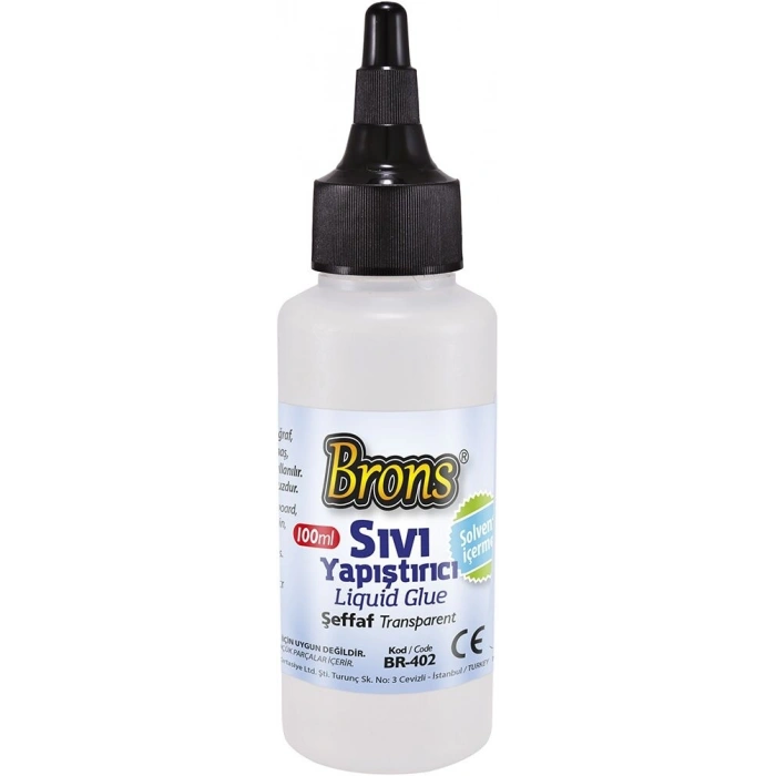 Brons Şeffaf Sıvı Yapıştırıcı 100 ml.