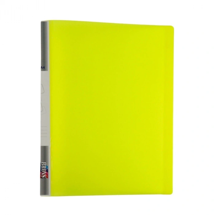 Brons Sunum Dosyası Fosforlu A4 30lu Sarı